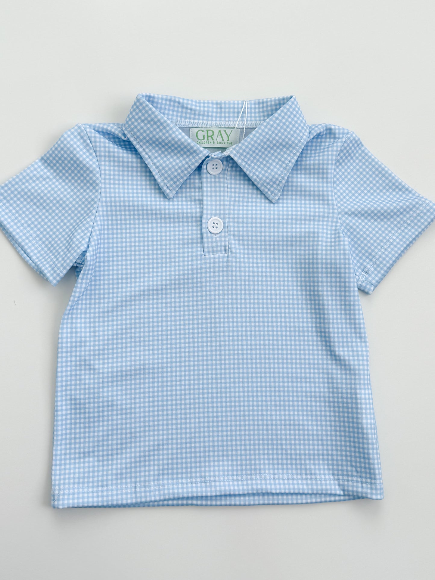 Beckham Gingham Polo