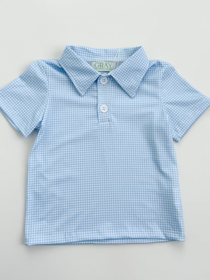 Beckham Gingham Polo