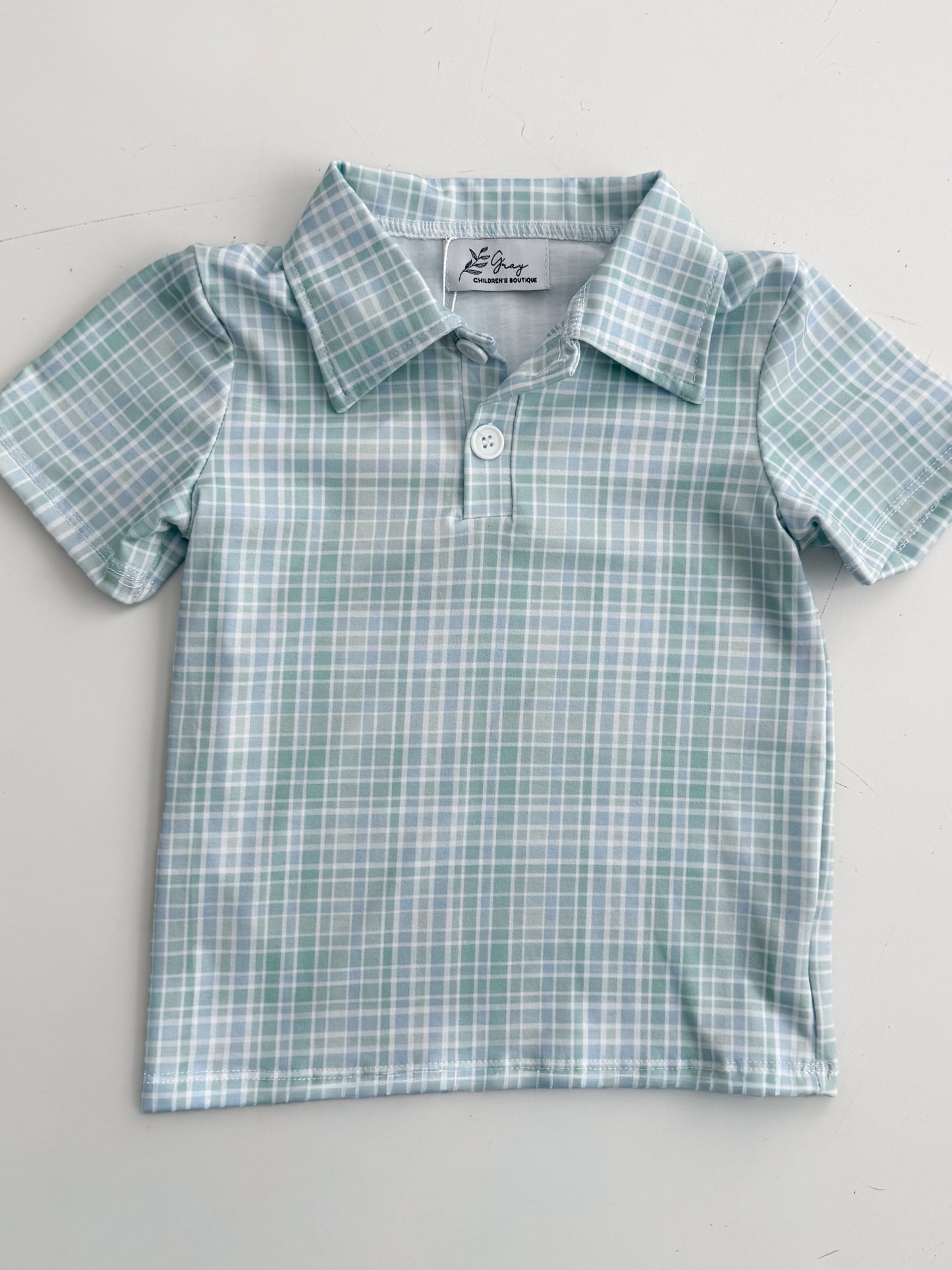 Lincoln Plaid Polo
