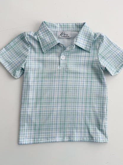 Lincoln Plaid Polo