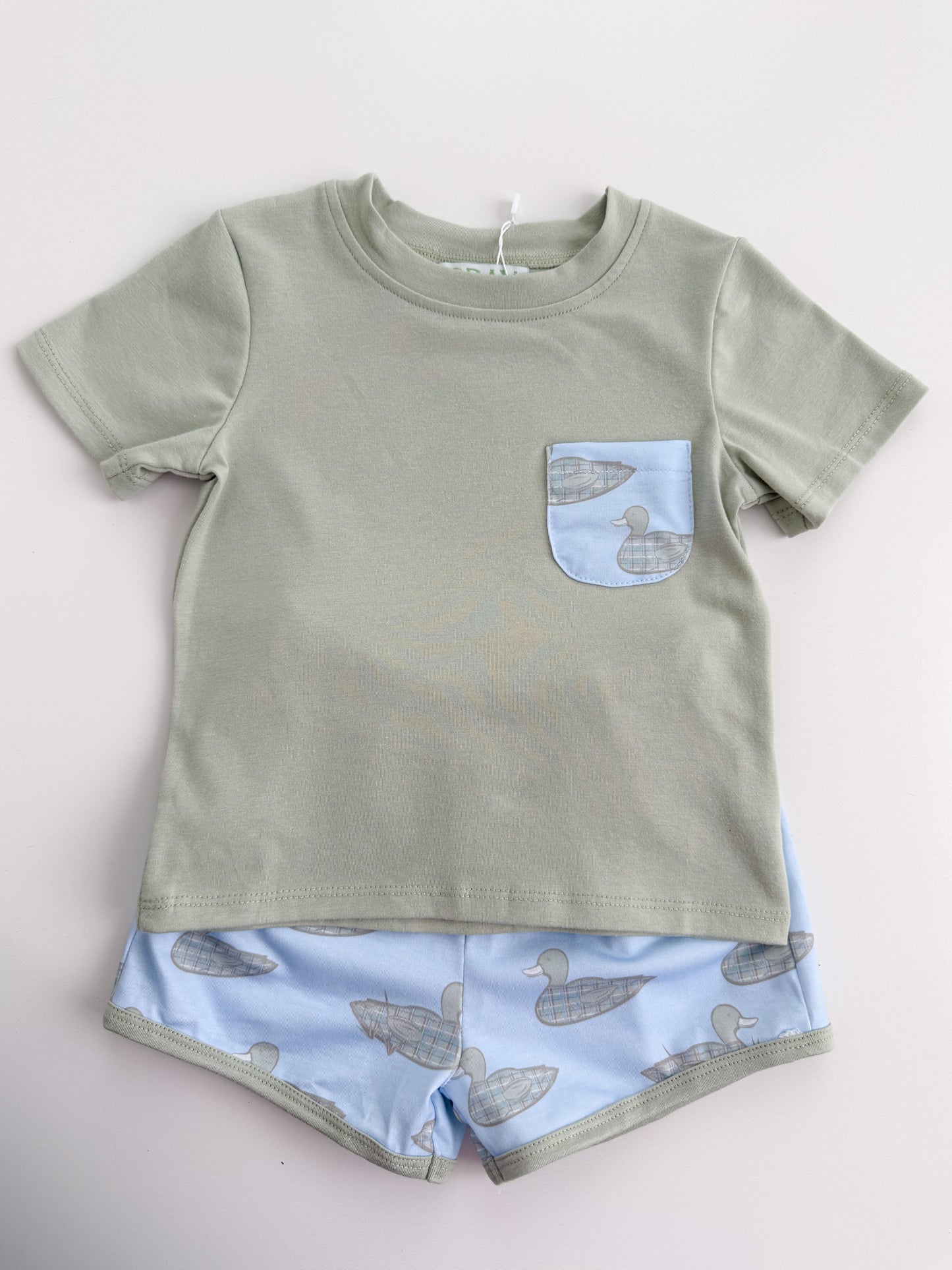Pintails + Plaid Shortie Set