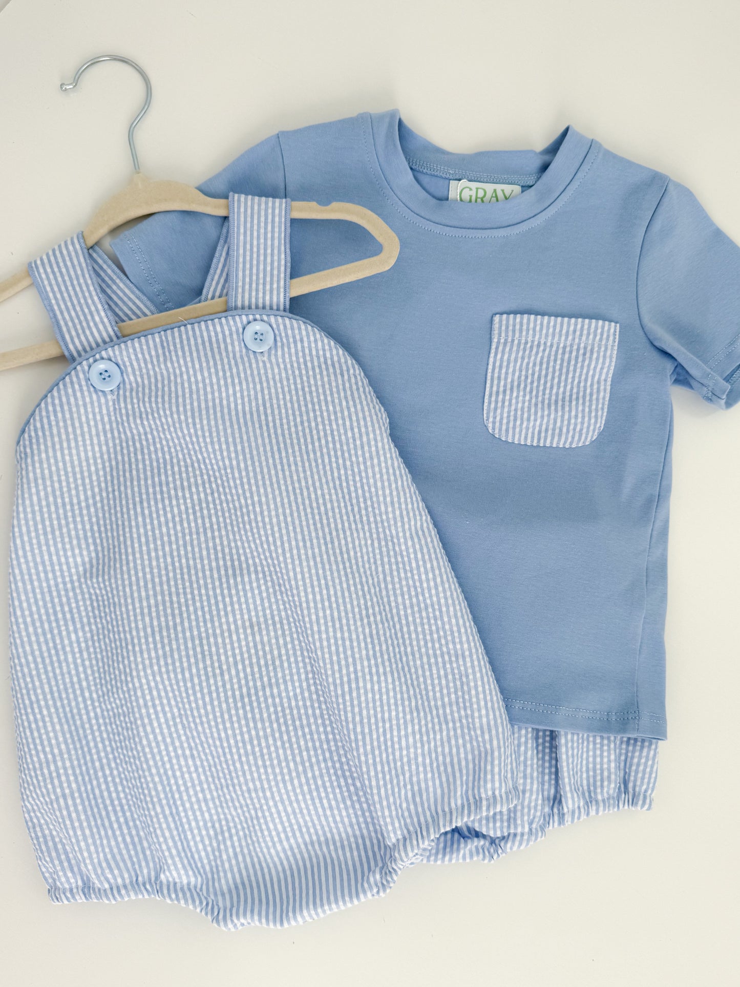 Benton Seersucker Bloomer Set
