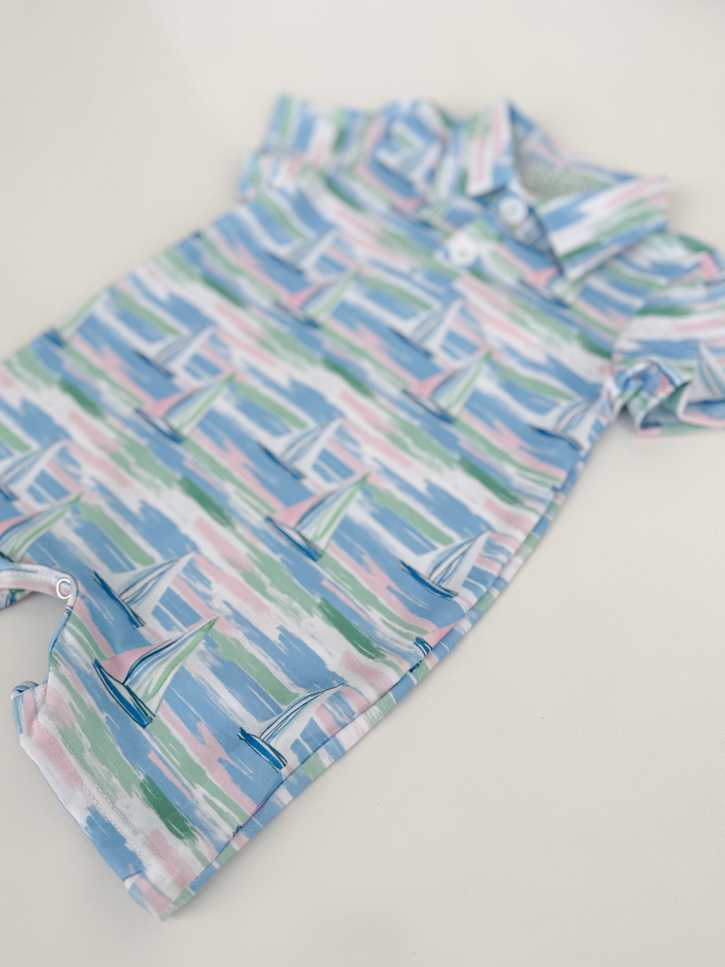 Sail Away Boys Romper