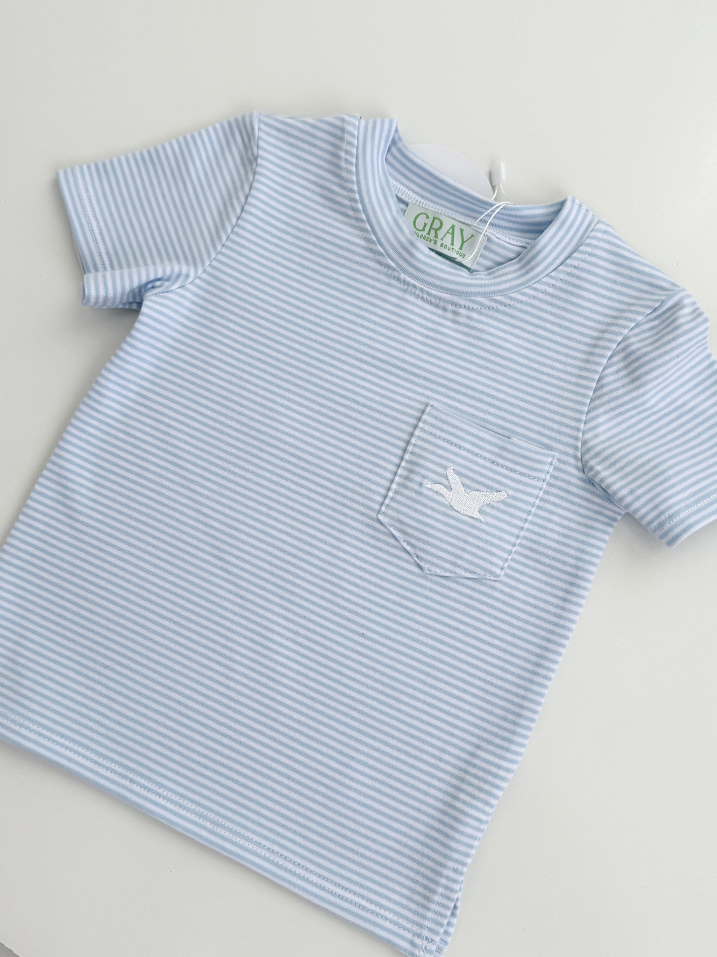 Everyday Striped Pocket Tees