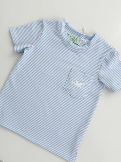 Everyday Striped Pocket Tees