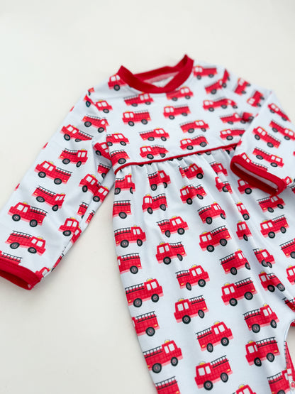 Tucker's Firetruck Romper