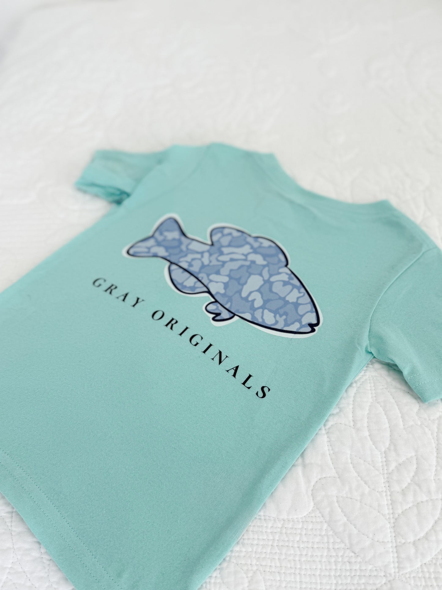 Camo Catch - Gray Originals Tee