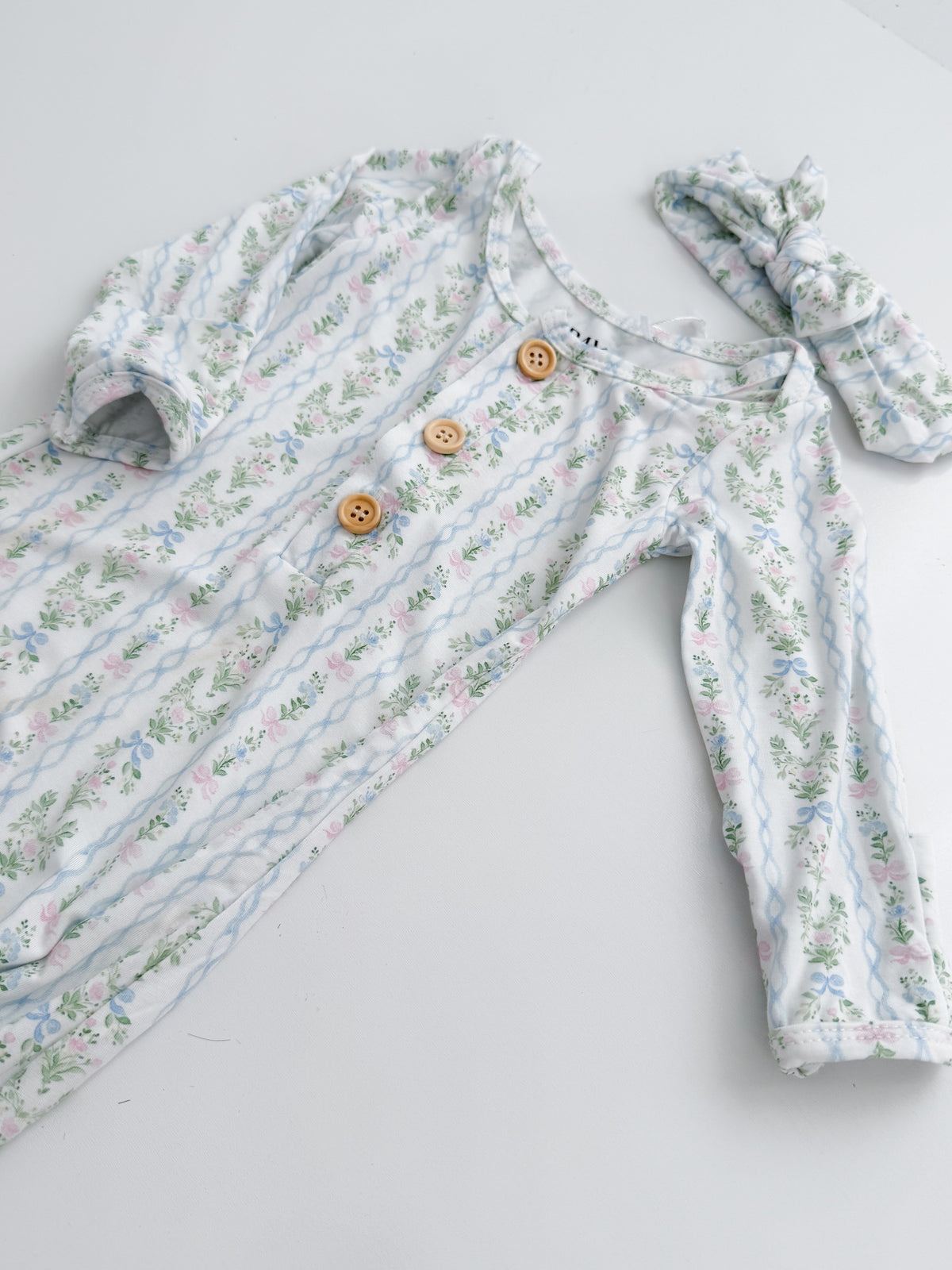 Marlowe Floral Knotted Gown Set