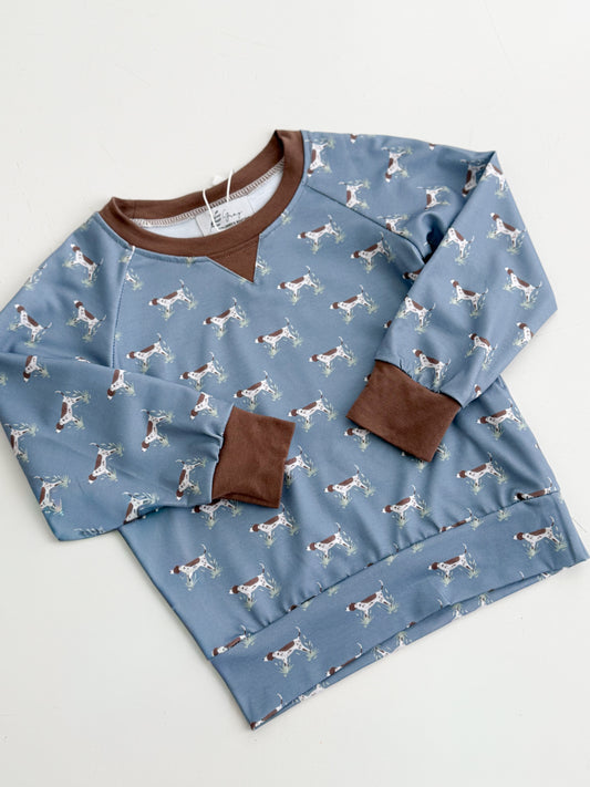 Painted Pointer Knit Pullover