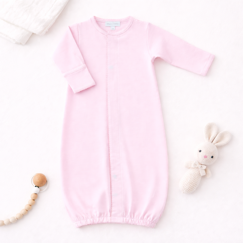 Essentials Solid Pink Converter Gown