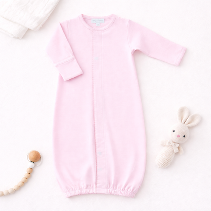 Essentials Solid Pink Converter Gown