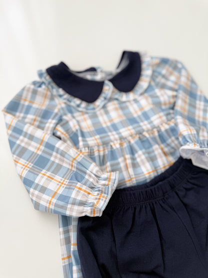 Reese Plaid Bloomer Short Set