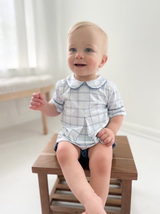 Nicholas Plaid Bloomer Set
