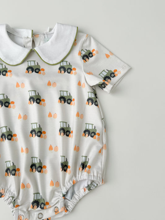 Rowan Pumpkin Short Sleeve Bubble