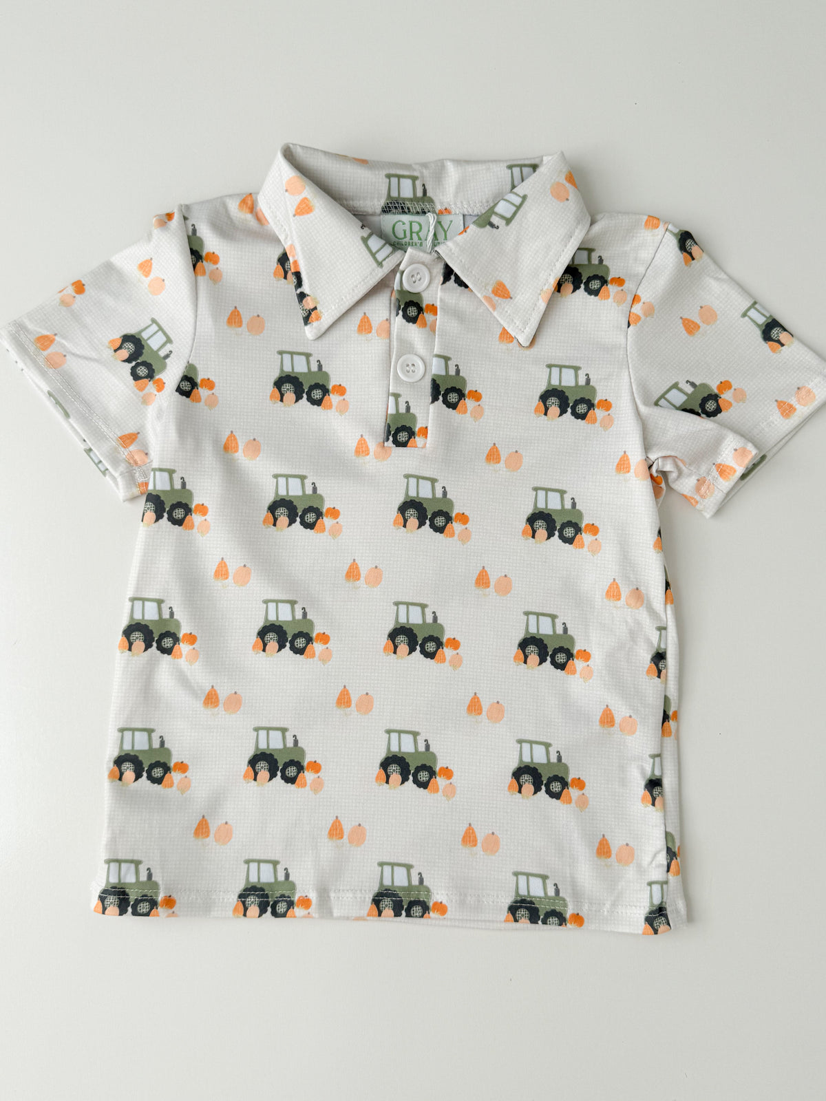 Rowan Pumpkin Short Sleeve Polo