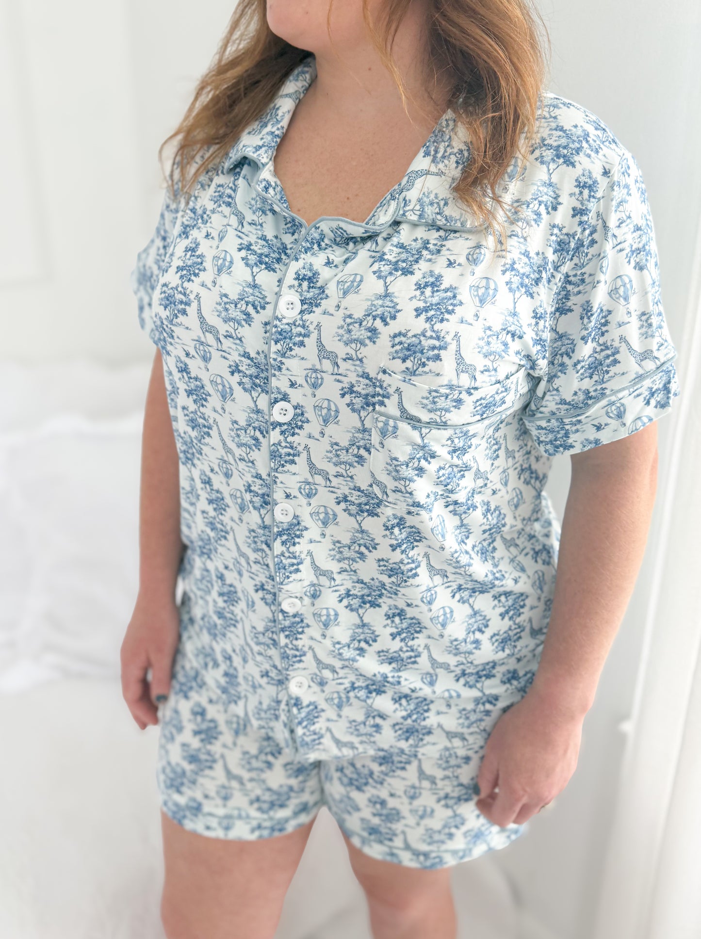 Safari Toile Bamboo Mom Set