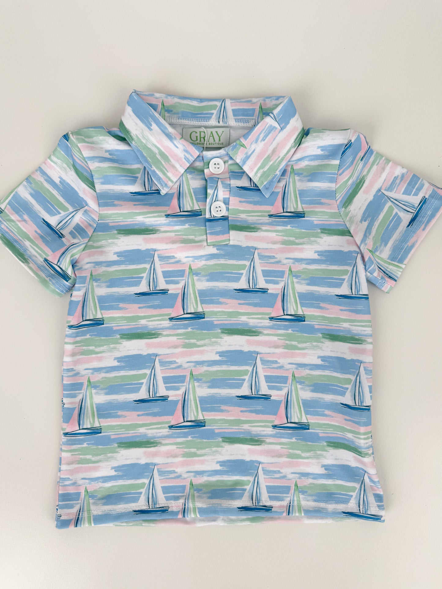 Sail Away Boys Polo
