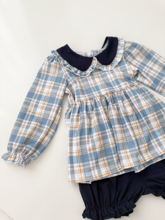 Reese Plaid Bloomer Short Set