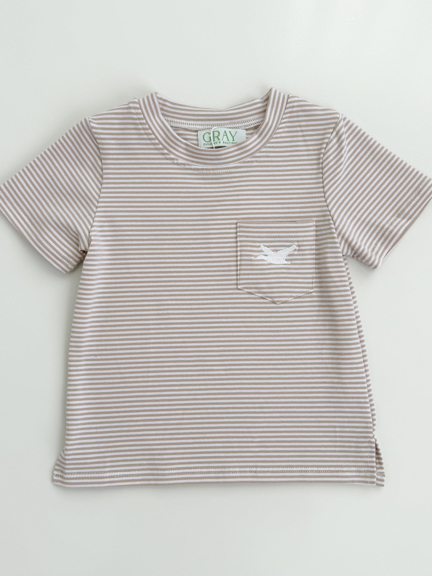 Everyday Striped Pocket Tees
