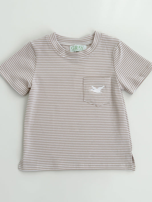 Everyday Striped Pocket Tees
