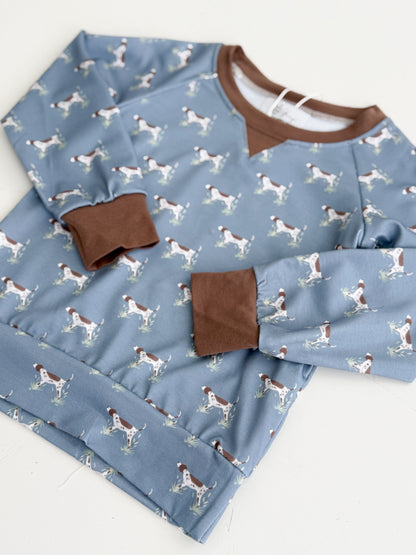 Painted Pointer Knit Pullover