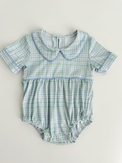 Lincoln Plaid Boys Bubble