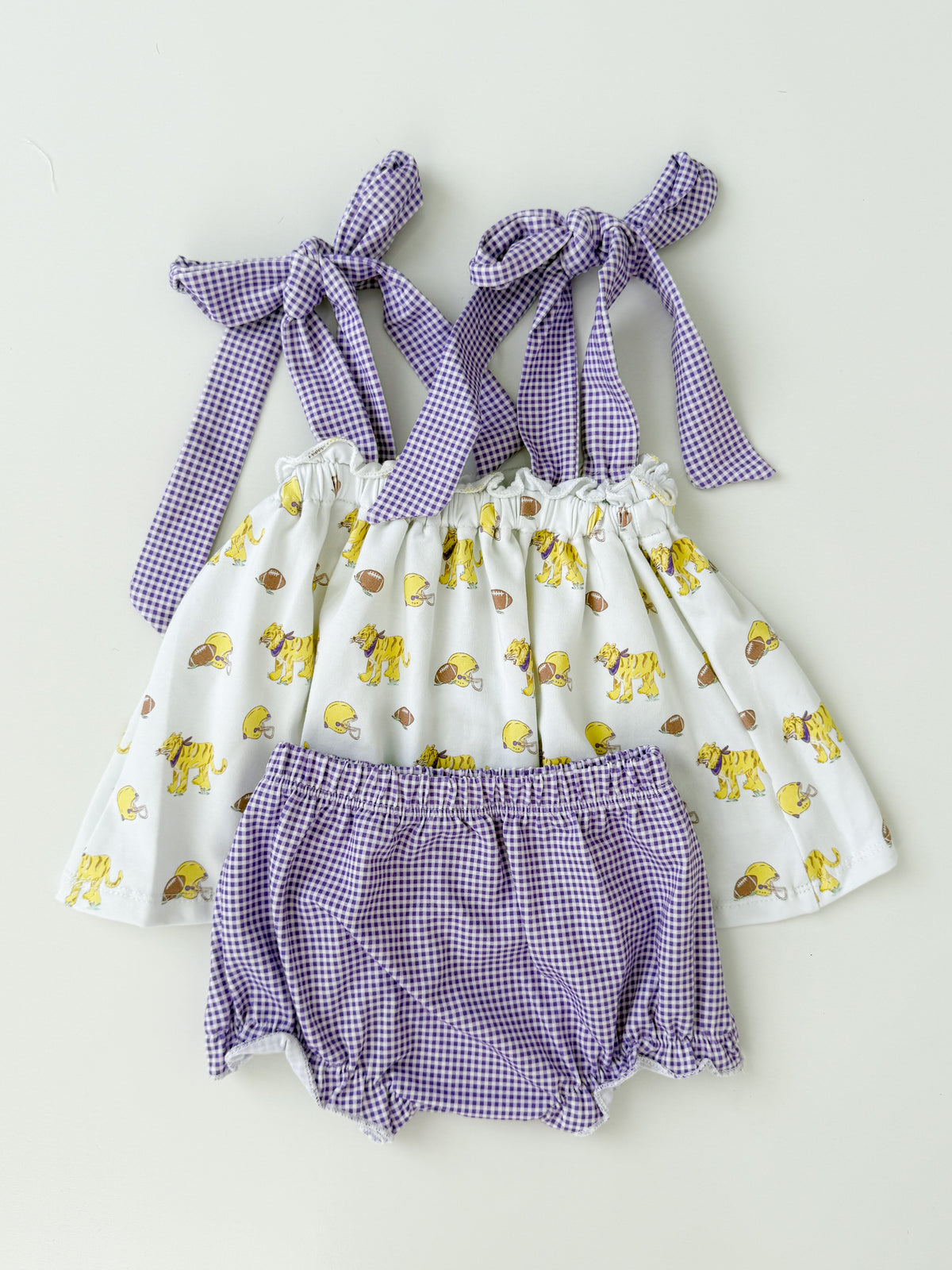 Gameday + Gingham Bloomer Set