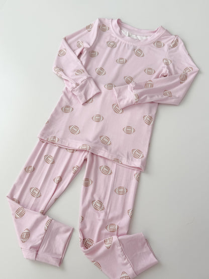 Touchdown Pink Bamboo Set
