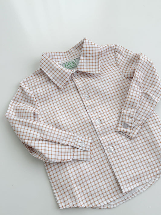 William Plaid Button Down