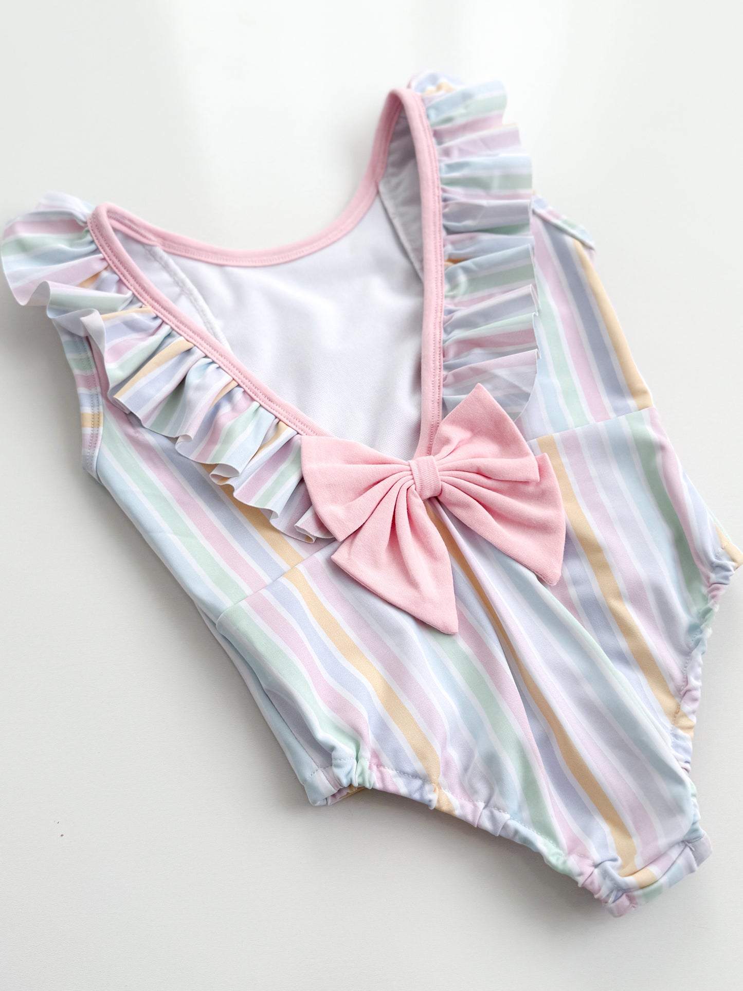 Candi Stripe Girls Swimsuit
