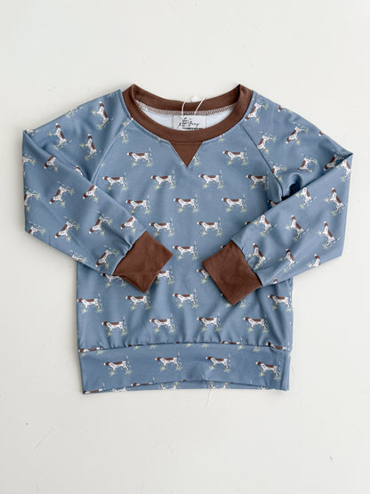 Painted Pointer Knit Pullover