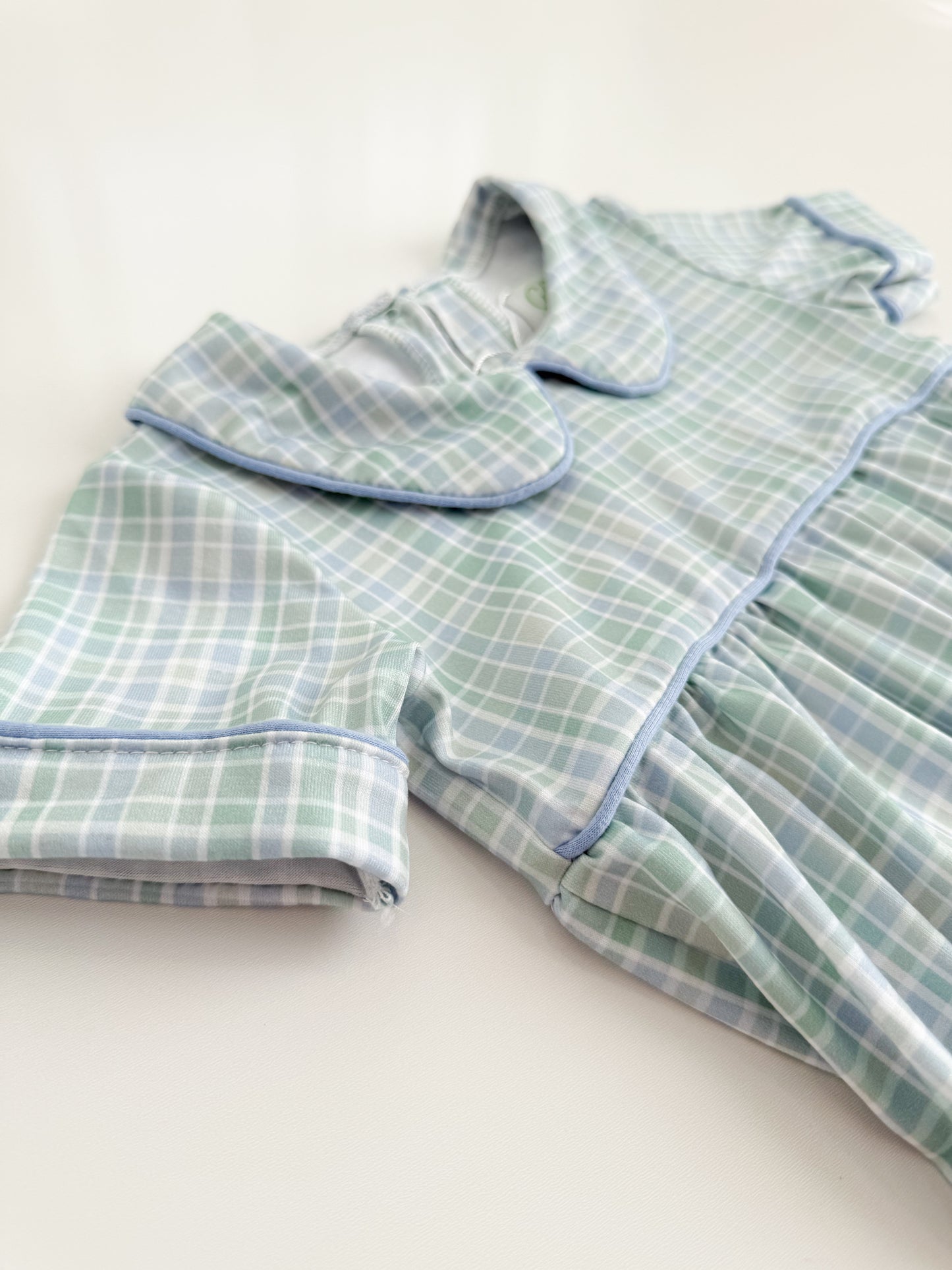 Lincoln Plaid Boys Bubble