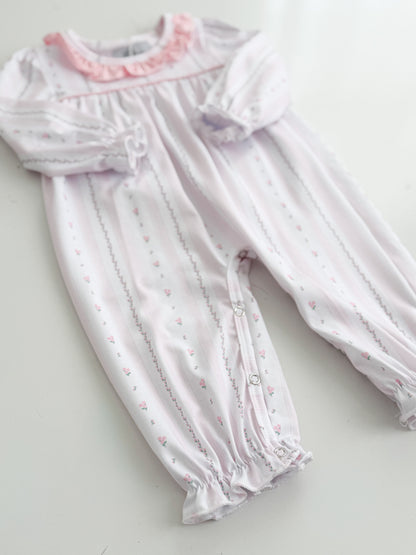 Annie Floral Long Romper