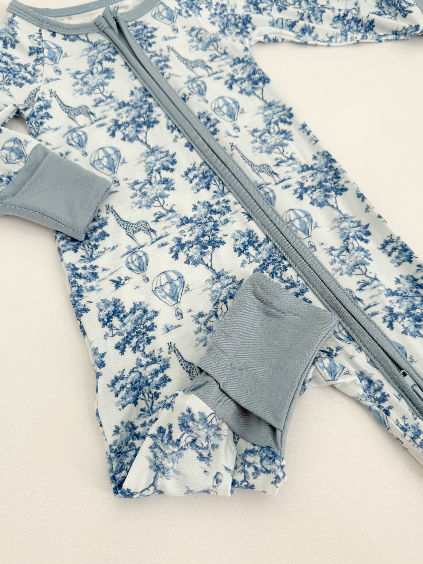 Safari Toile Bamboo Zippy