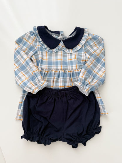 Reese Plaid Bloomer Short Set