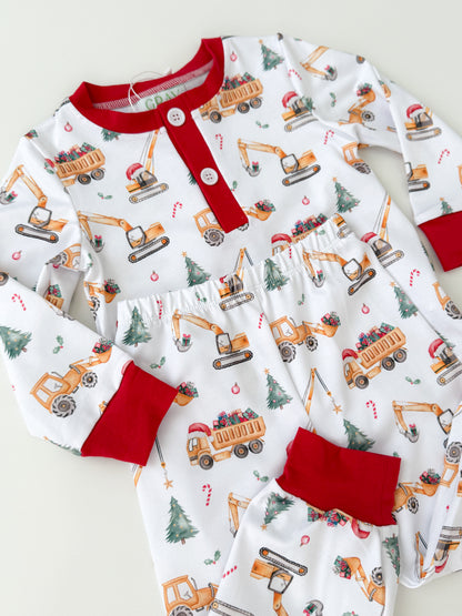 North Pole Construction Crew Pajama Set