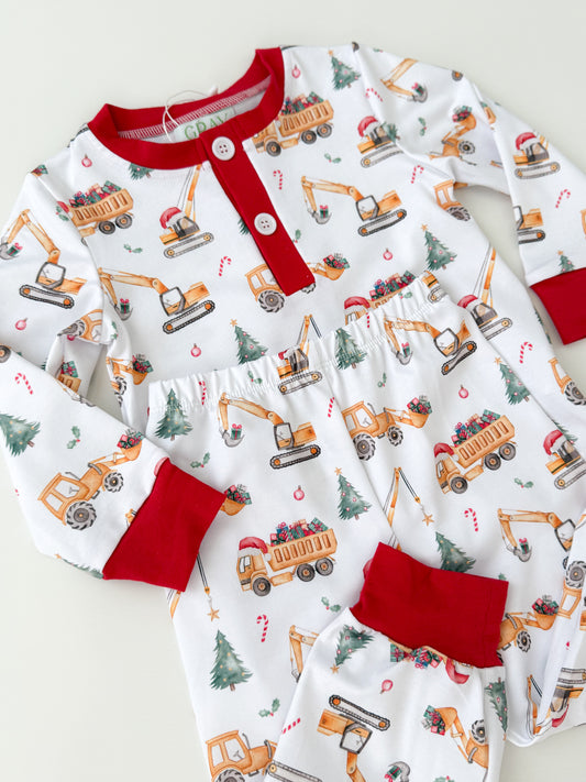 North Pole Construction Crew Pajama Set