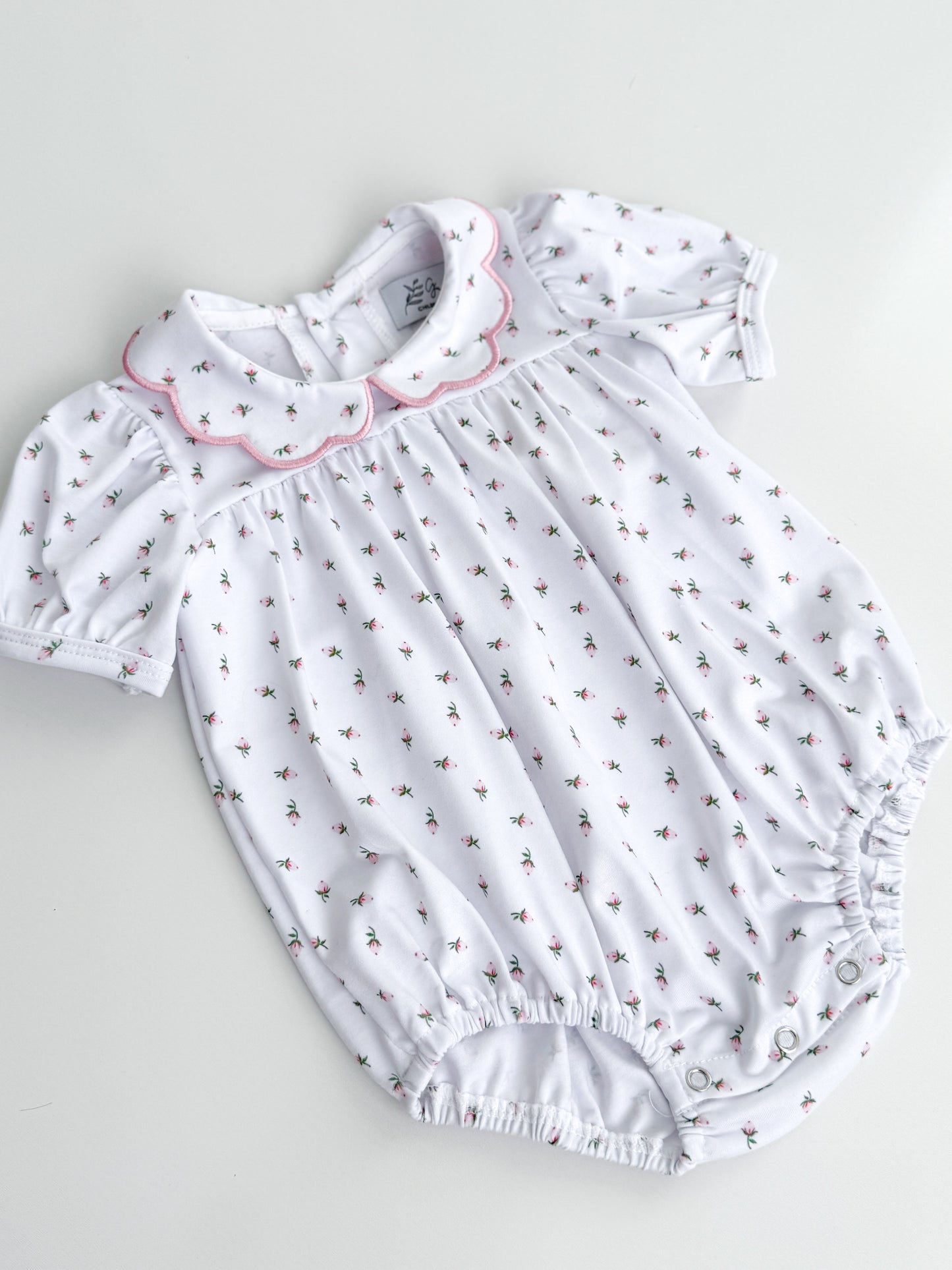 Rosebud Scallop Collar Bubble