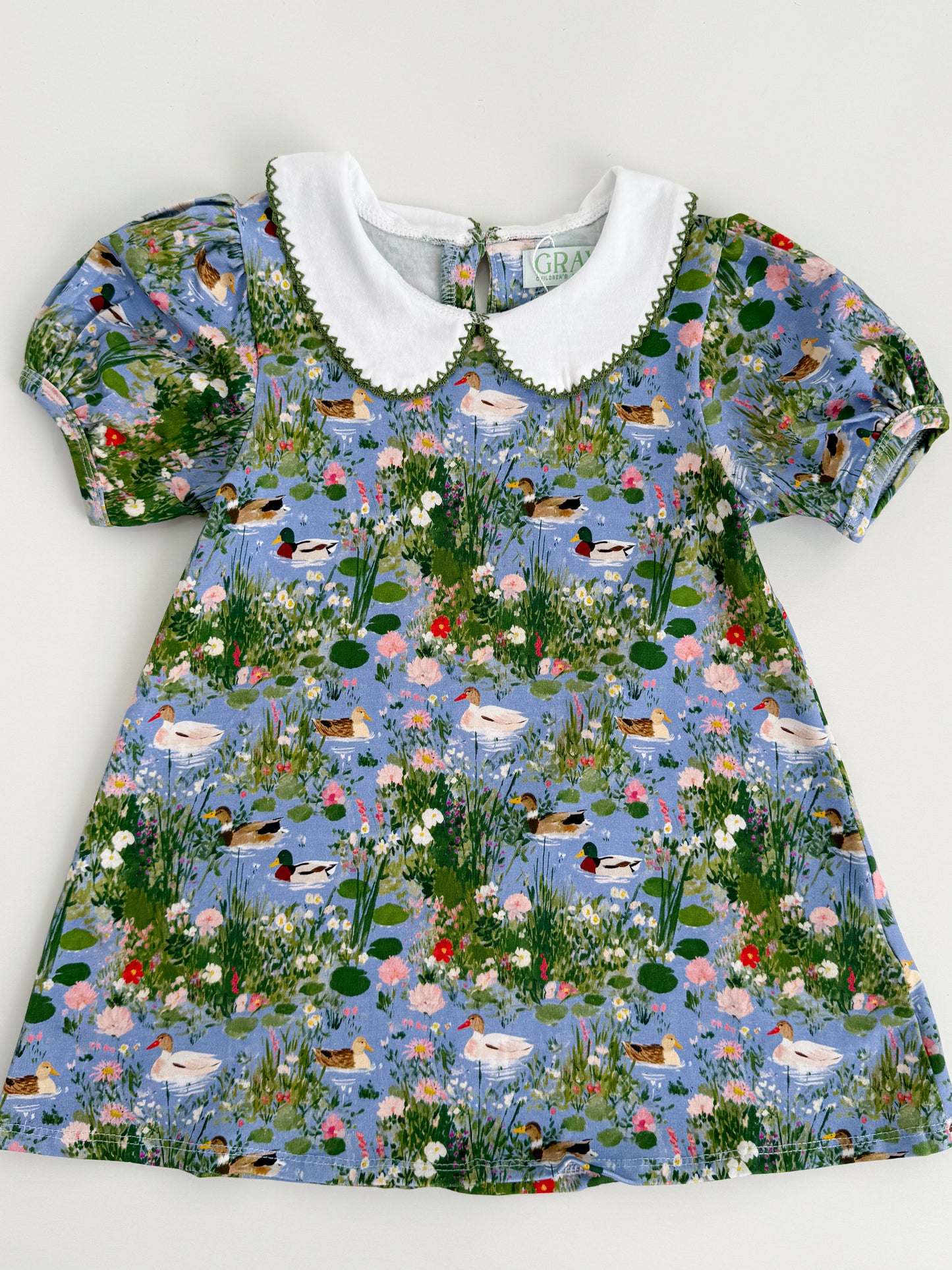 Watercolor Duckling Dress