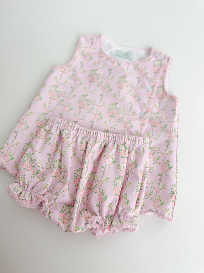 Greer Floral Bloomer Set