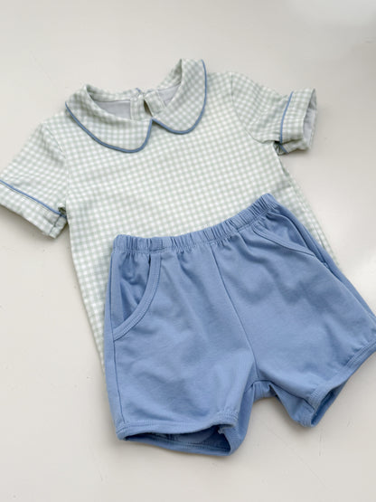 Thomas Gingham Short Set