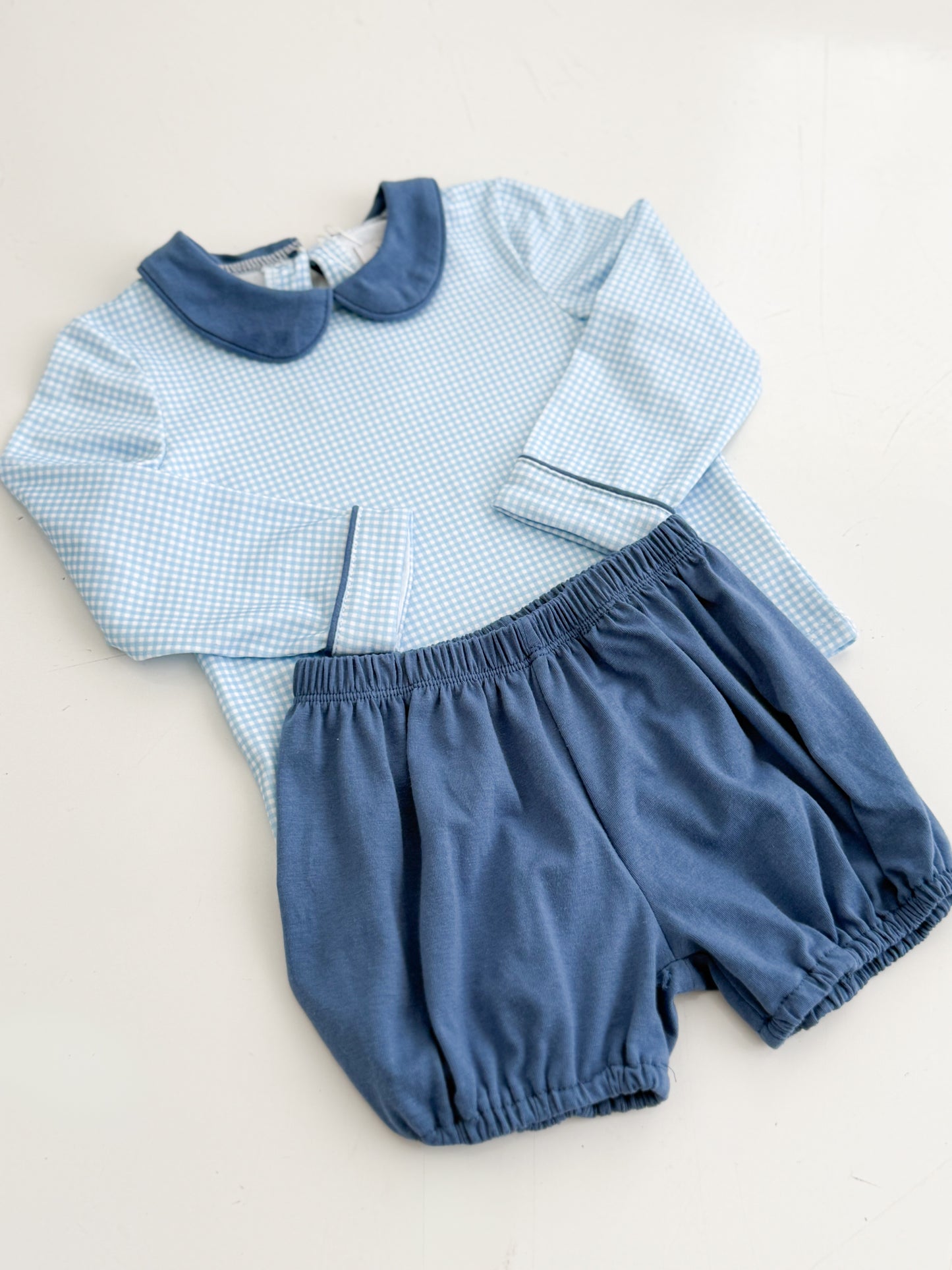 Lane Gingham Peter Pan Set