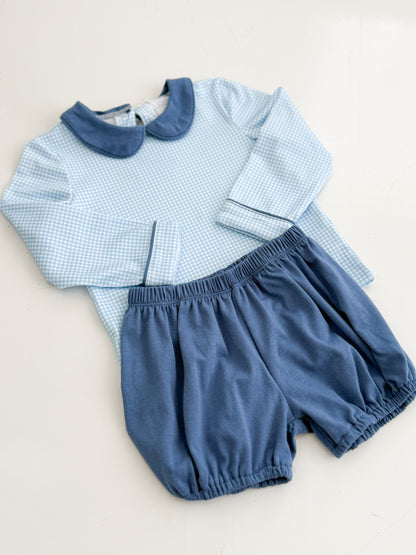 Lane Gingham Peter Pan Set