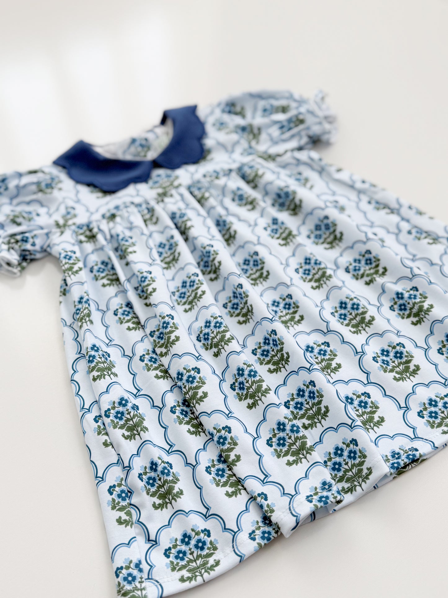 Lennon Scallop Collar Dress