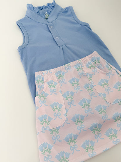 Cecelia Floral Skort Set