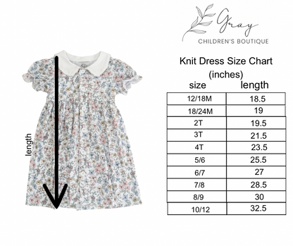 Mauve Floral Dress