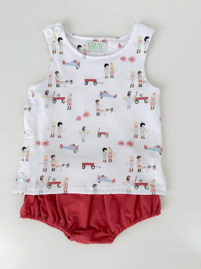 All American Boy Diaper Set