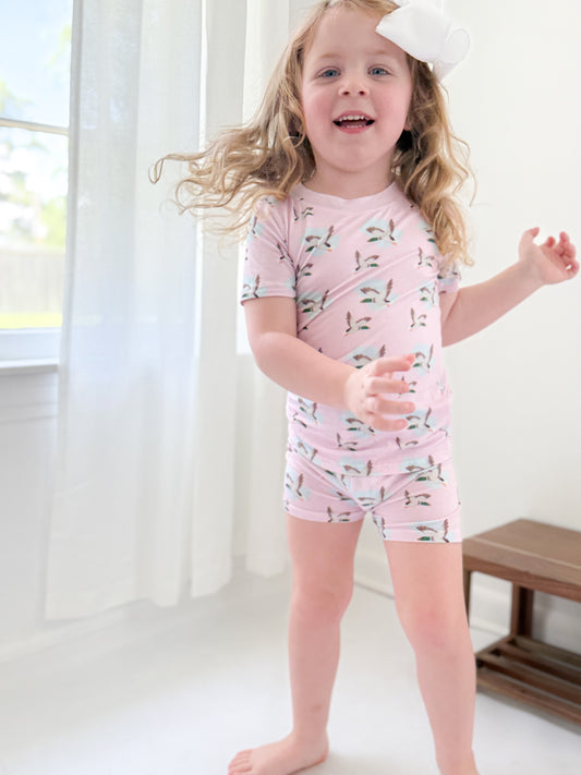 Ella Mallard Bamboo Shortie Set