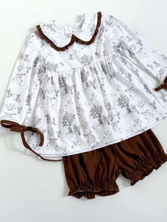 Pointer Toile Bloomer Short Set