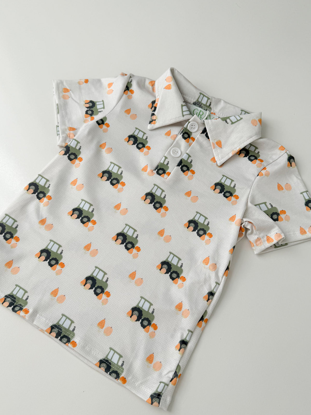 Rowan Pumpkin Short Sleeve Polo